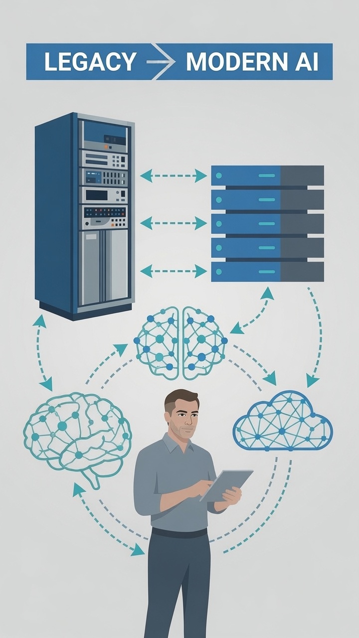 Legacy systems moving to modern AI
